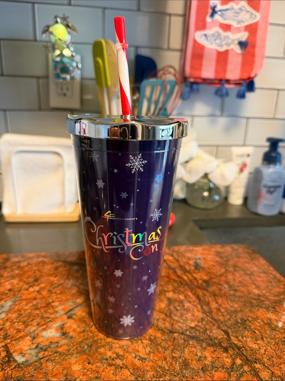 Christmas Con Holiday Travel Tumbler - 20 oz